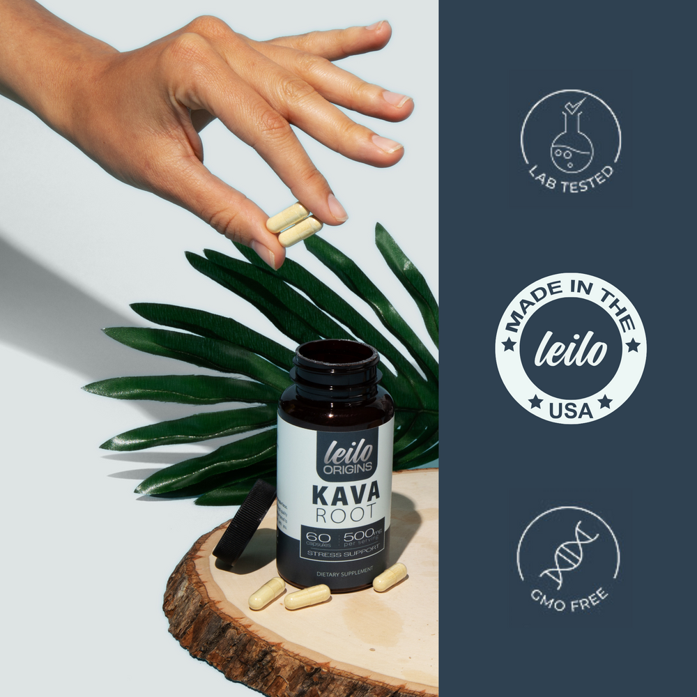 Kava Root Capsules - Leilo