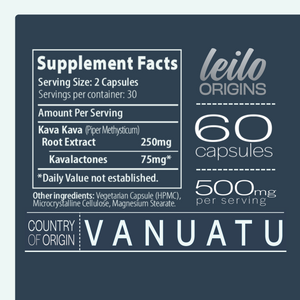 Kava Root Capsules - Leilo