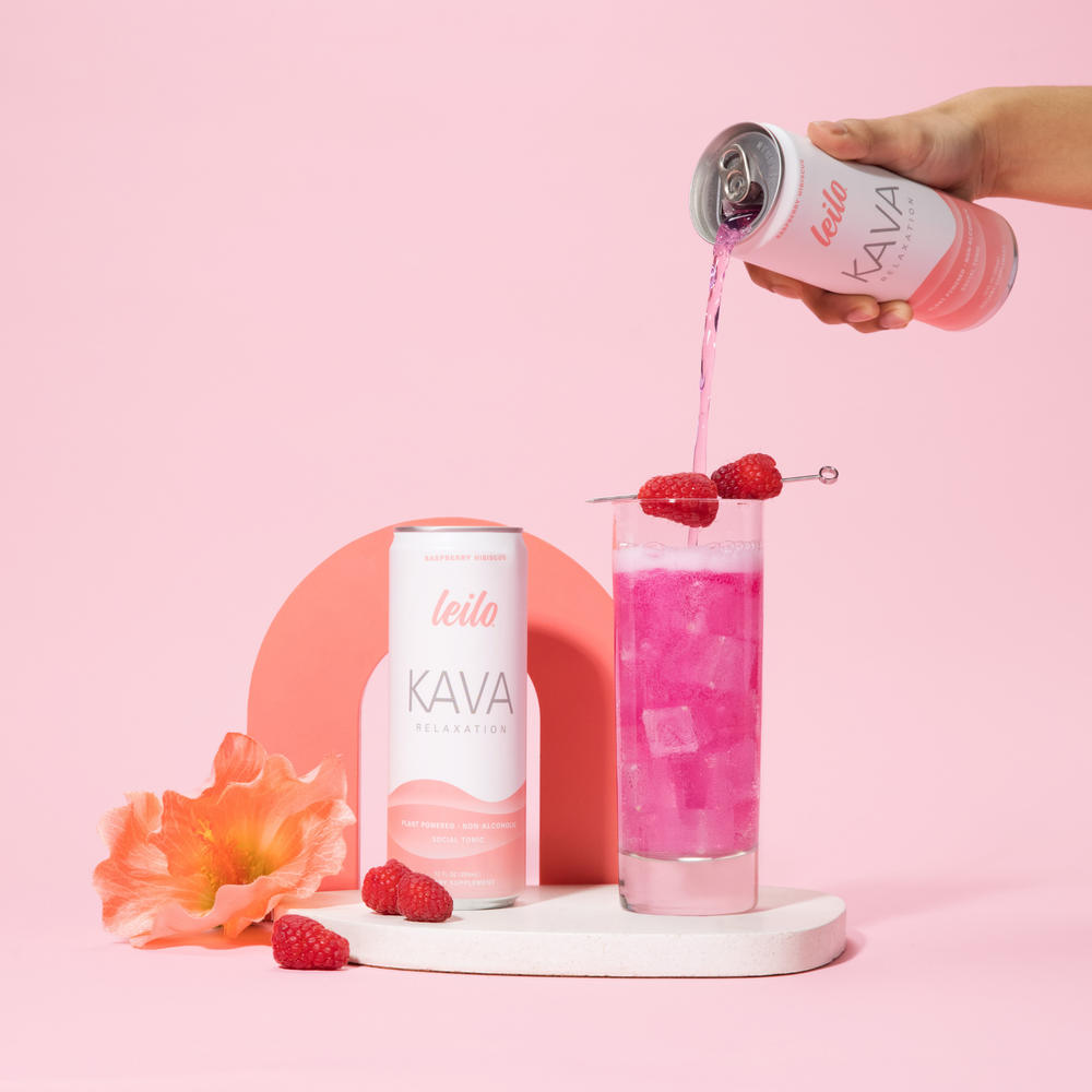 Raspberry Hibiscus | Kava Tonic - Leilo